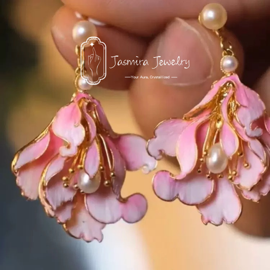The Chinese Peony Earrings