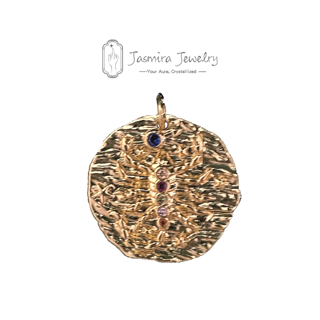 Gold Coin Zodiac Pearl Necklace