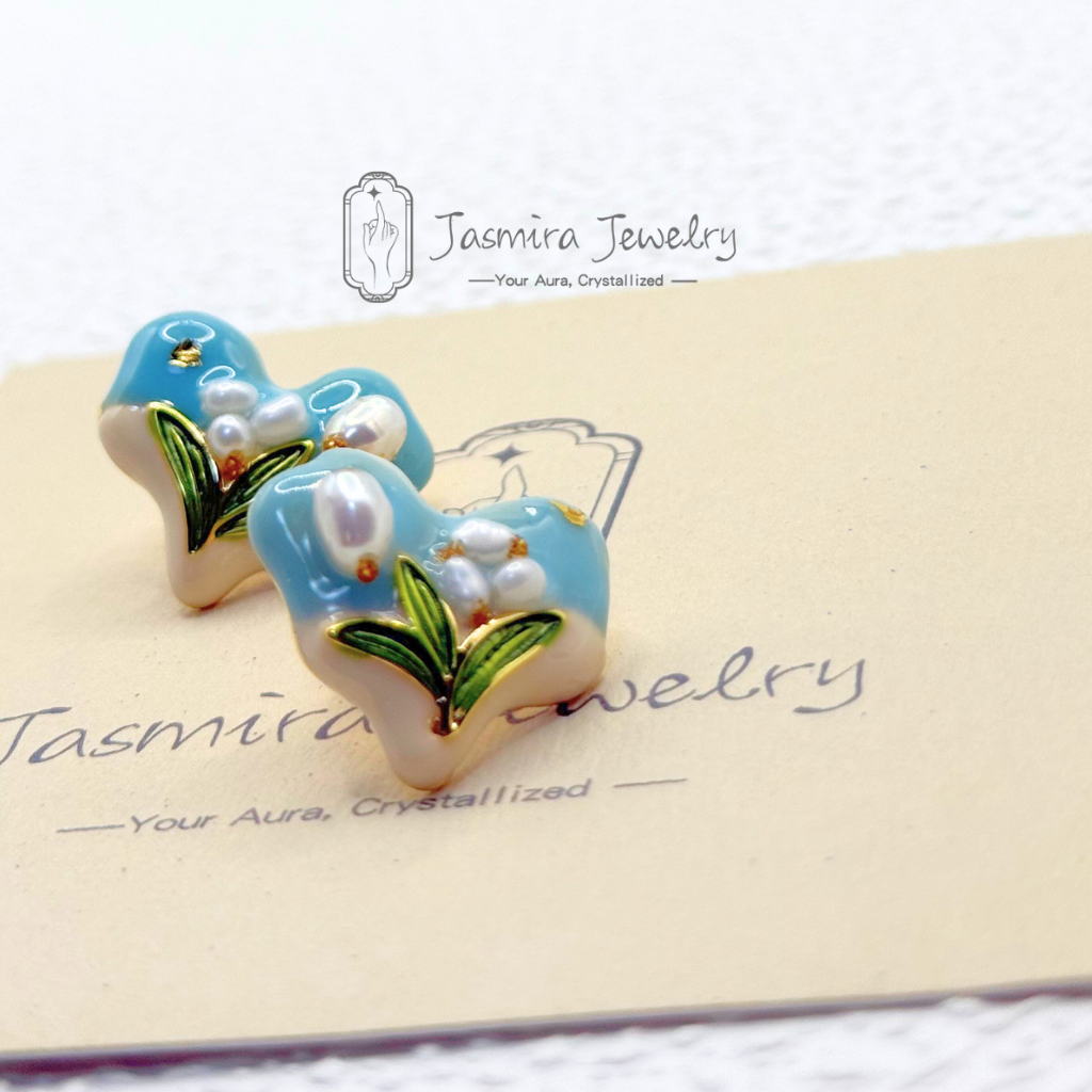 Love Garden  Pearl Earrings