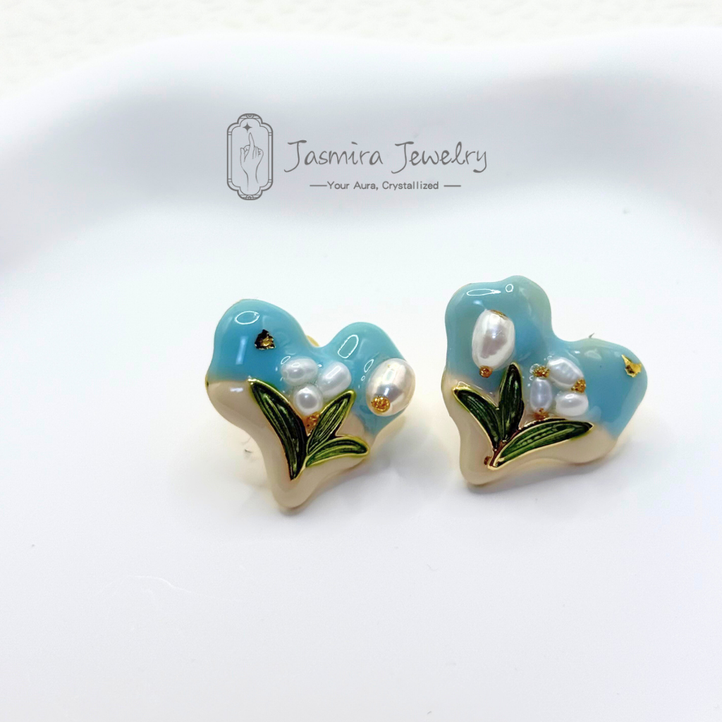 Love Garden  Pearl Earrings