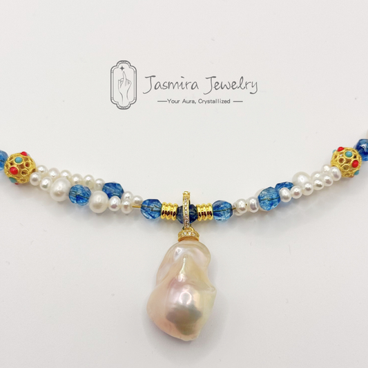 Dunhuang Baroque Pearl Necklace