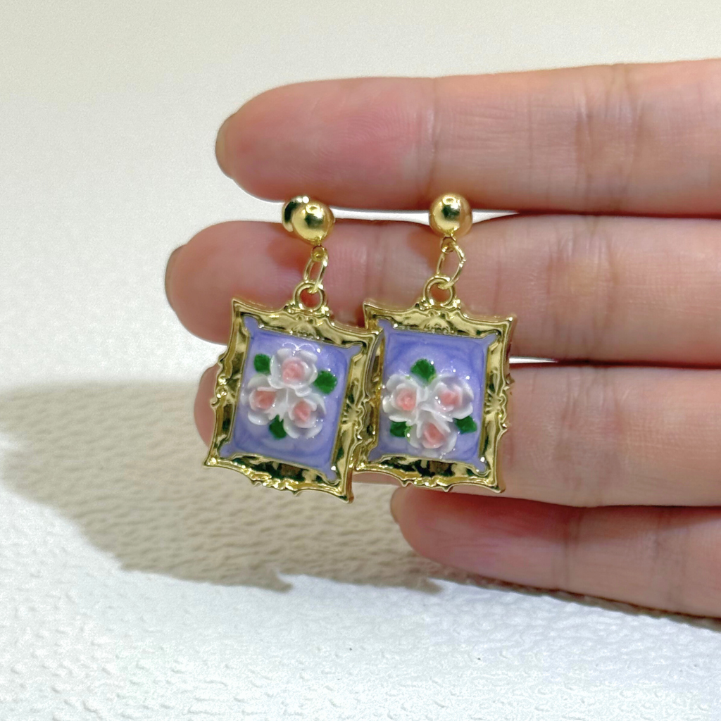 The Language of Roses Earrings