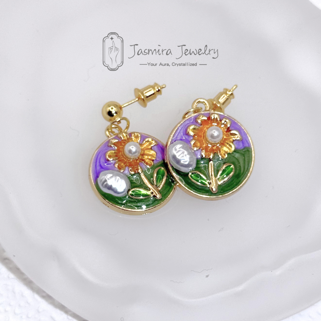 Afternoon Sunflower Earrings