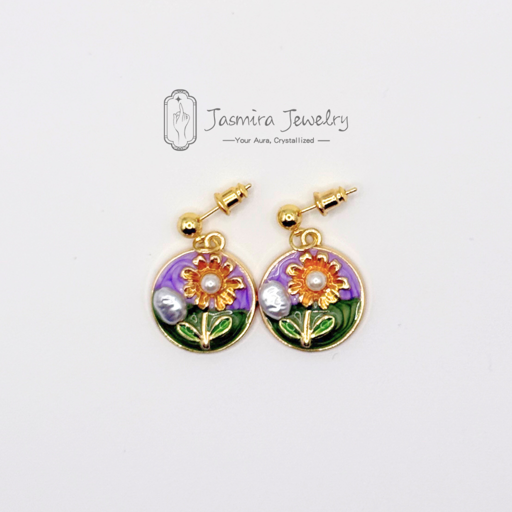 Afternoon Sunflower Earrings