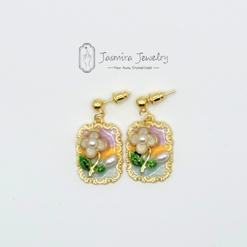 Summer Evening Primrose Earrings