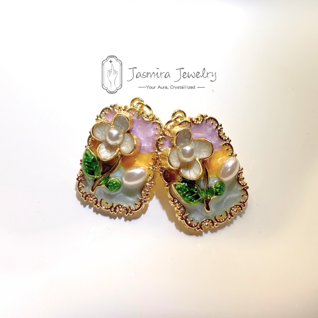 Summer Evening Primrose Earrings