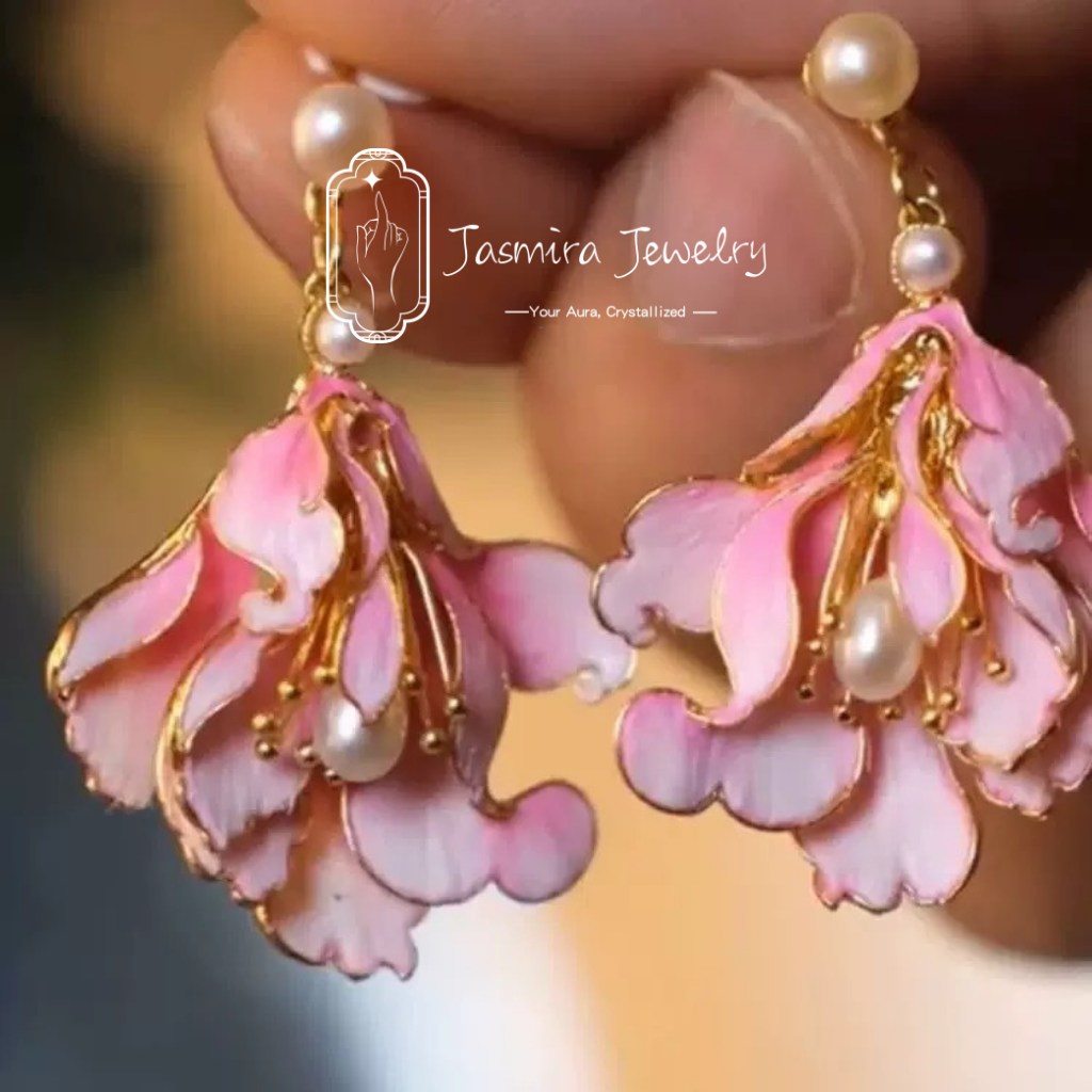 The Chinese Peony Earrings
