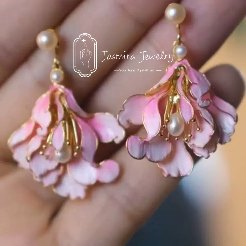 The Chinese Peony Earrings