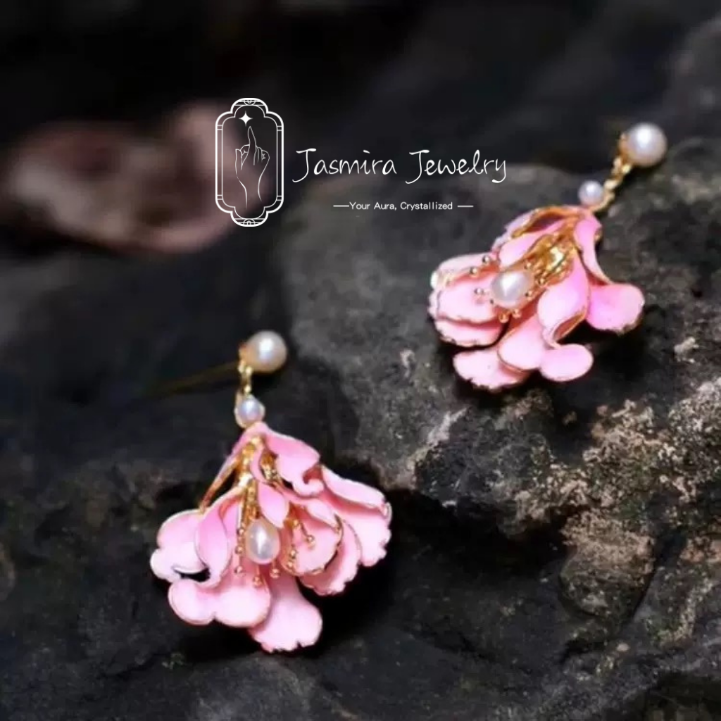 The Chinese Peony Earrings