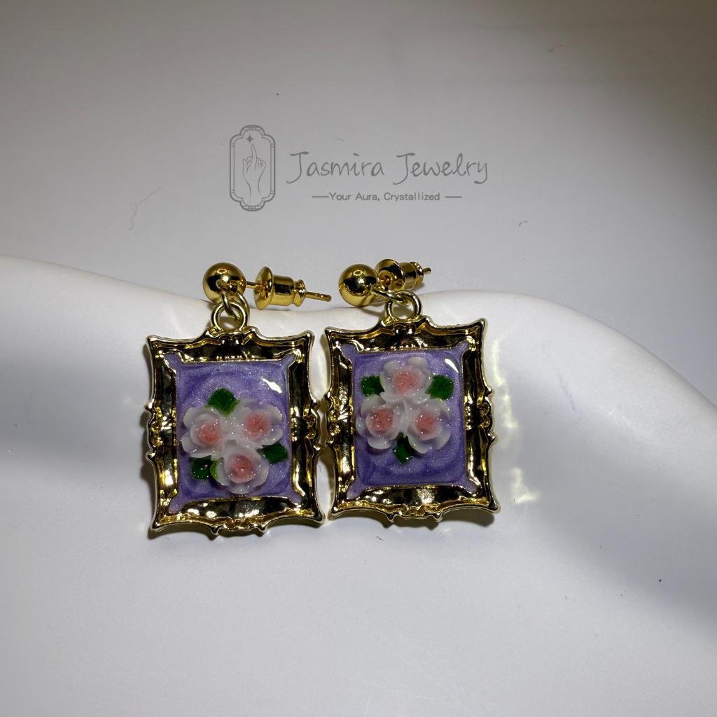 The Language of Roses Earrings