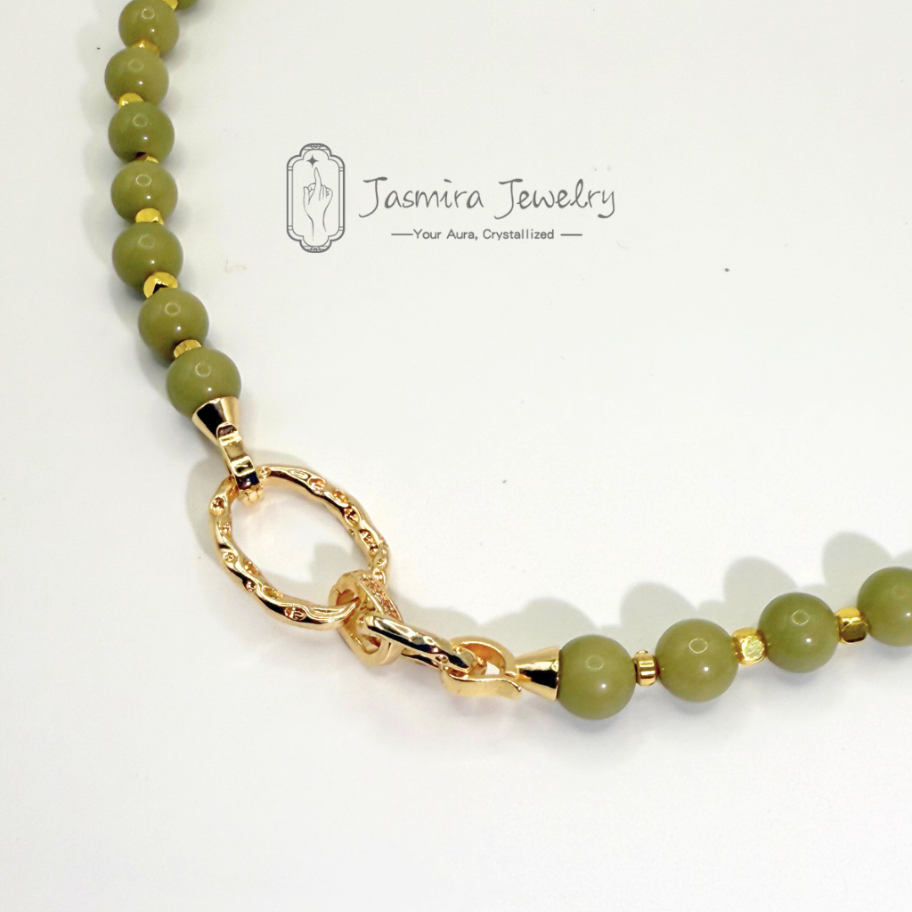 The Matcha Green Grape Necklace