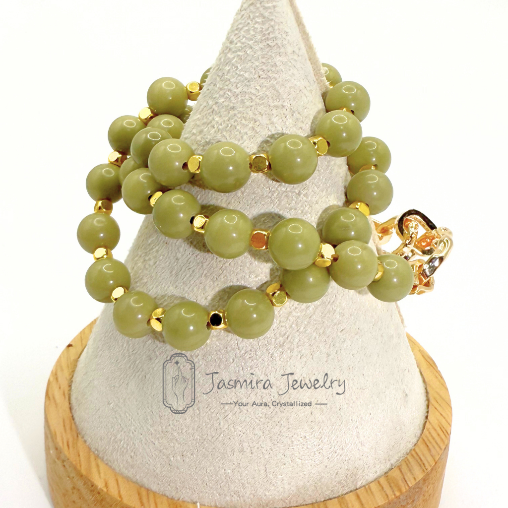 The Matcha Green Grape Necklace