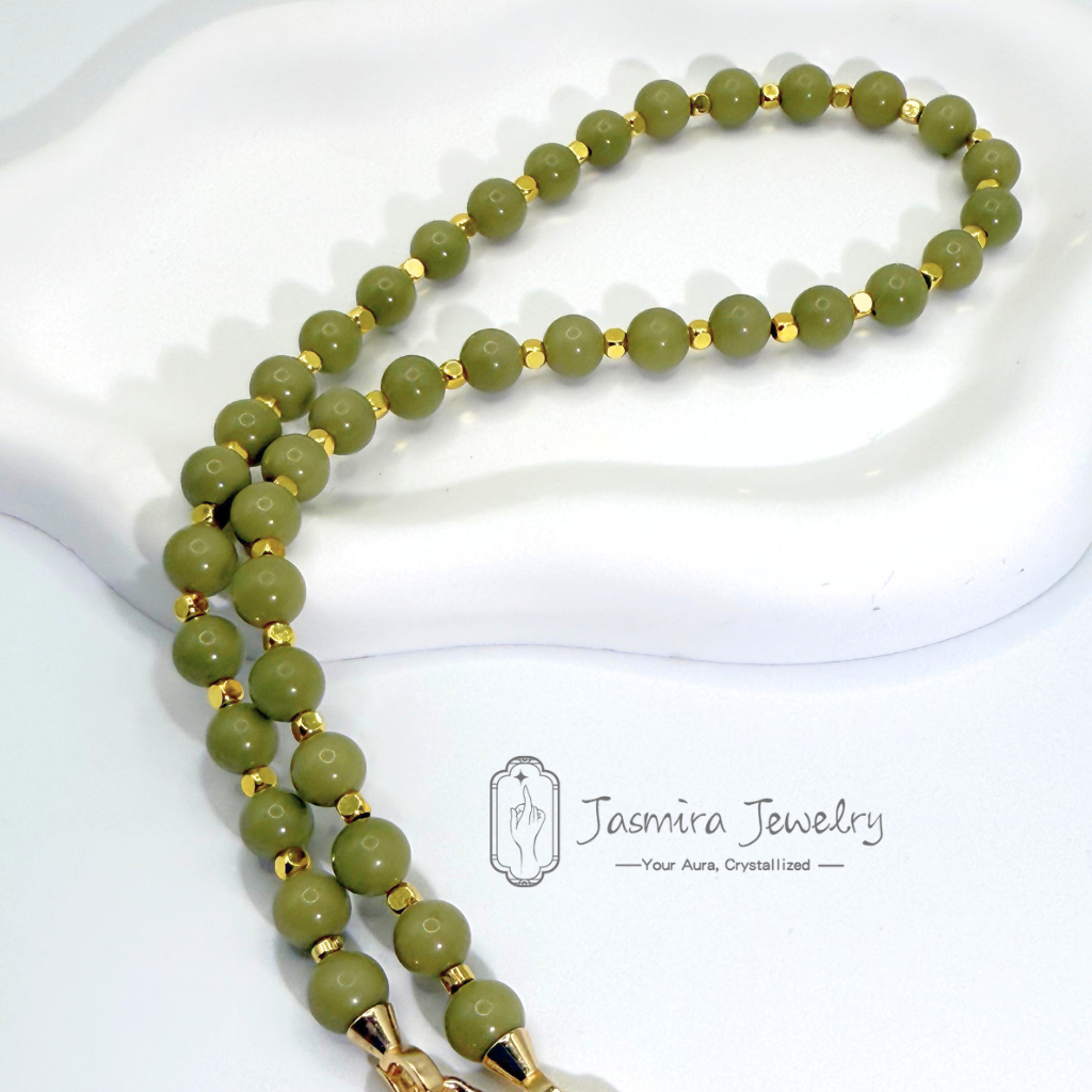 The Matcha Green Grape Necklace