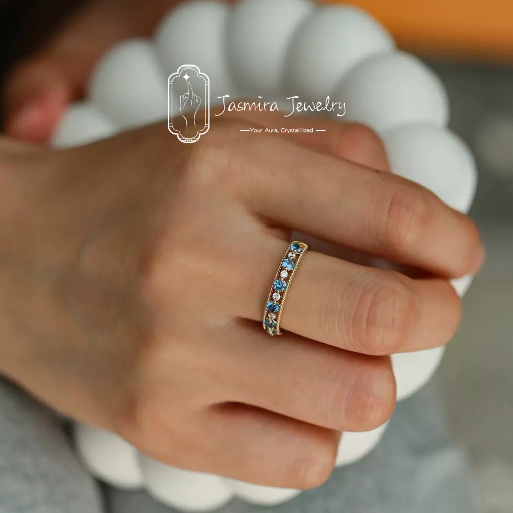 Blue Starlight Ring